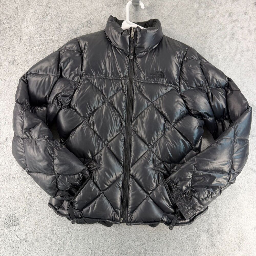 The North Face Womens XS 600 Fill Down Puffer Jacket Triclimate Liner Black F10